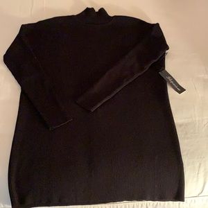 Black backless tunic